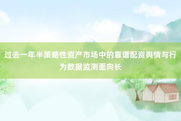 过去一年半策略性资产市场中的靠谱配资舆情与行为数据监测面向长