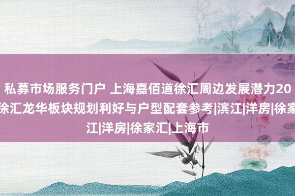 私募市场服务门户 上海嘉佰道徐汇周边发展潜力2026解读：徐汇龙华板块规划利好与户型配套参考|滨江|洋房|徐家汇|上海市